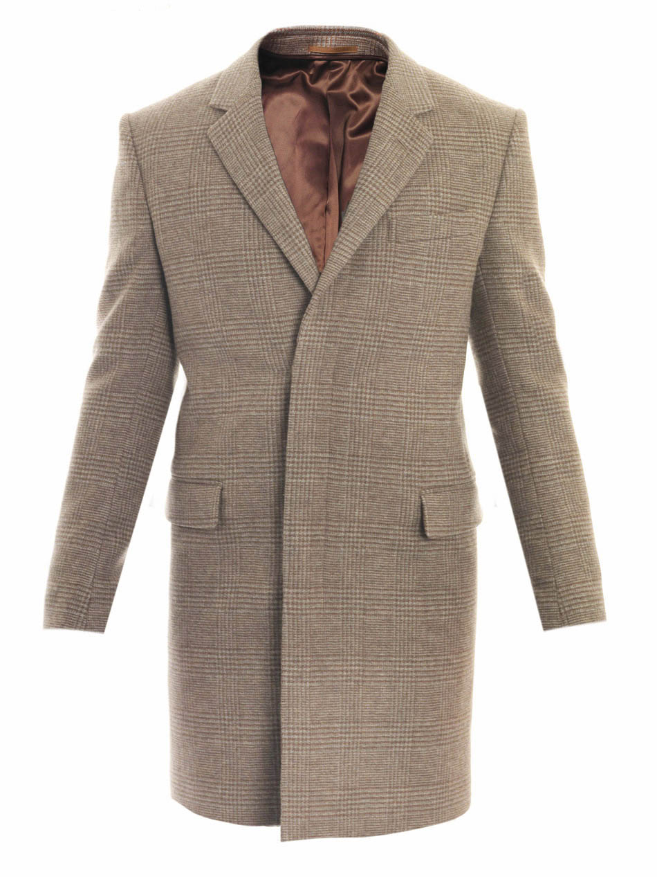 Yves Saint Laurent Prince of Wales Check Coat